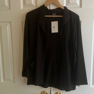 Eileen fisher jacket. NWT. Light weight wool and Lycra blend.